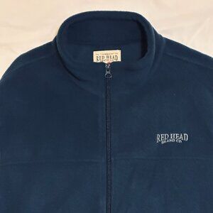 Red Head men's fleece vest